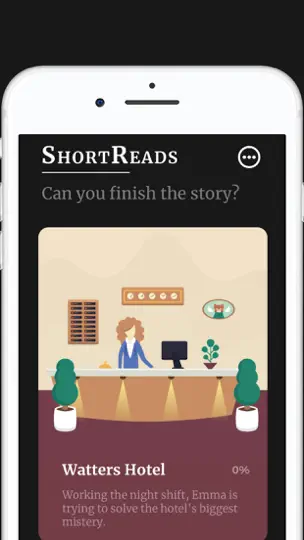 Screenshot von ShortReads: Interactive Story auf dem iPhone 1