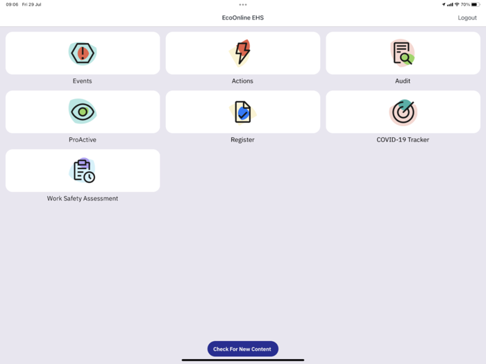 EcoOnline EHS Mobile App