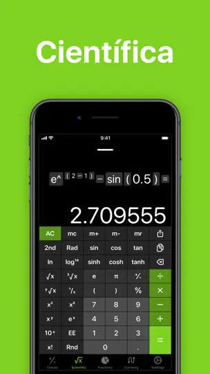 Captura de pantalla de Calculadora+ App en iPhone 3