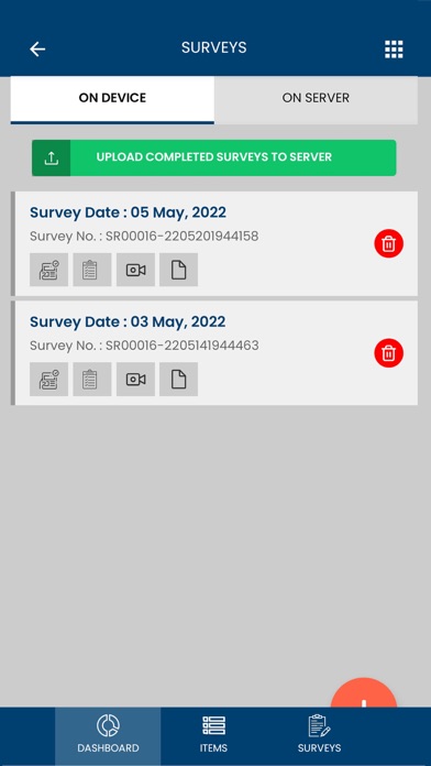 Digital Inspection Report(DIR) Screenshot