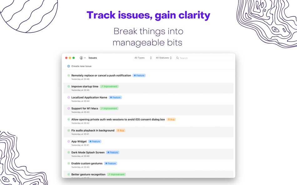 #1. Upshot: Issues, Features, Bugs (macOS) By: Theo Taylor
