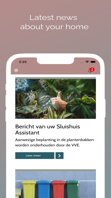 Sluishuis Assistant Screenshot