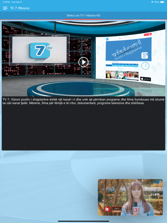 Screenshot #4 pour TV 7 Albania