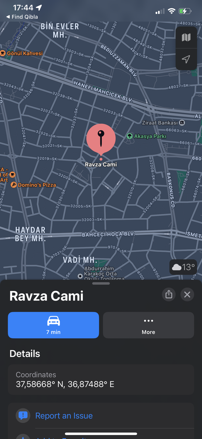 Find Qibla - Dhikrmatic