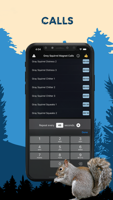 Gray Squirrel Magnet Calls Screenshot
