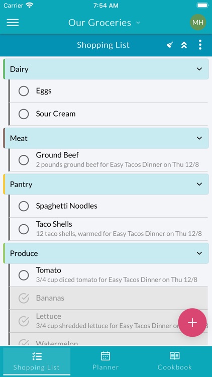 Grocery Board