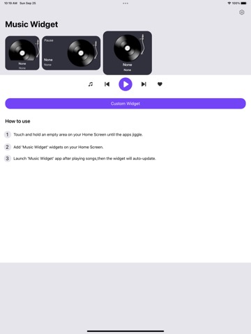 Music Widget:Vinyl Player Appのおすすめ画像1