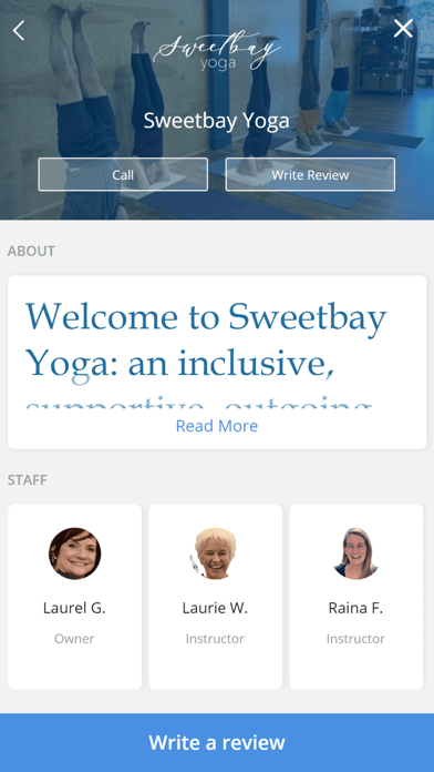 Sweetbay Yoga Screenshot