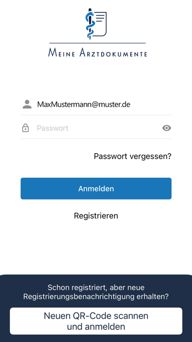 Screenshot #1 pour Meine Arztdokumente