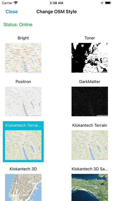 GeoNames Map Explorer Screenshot