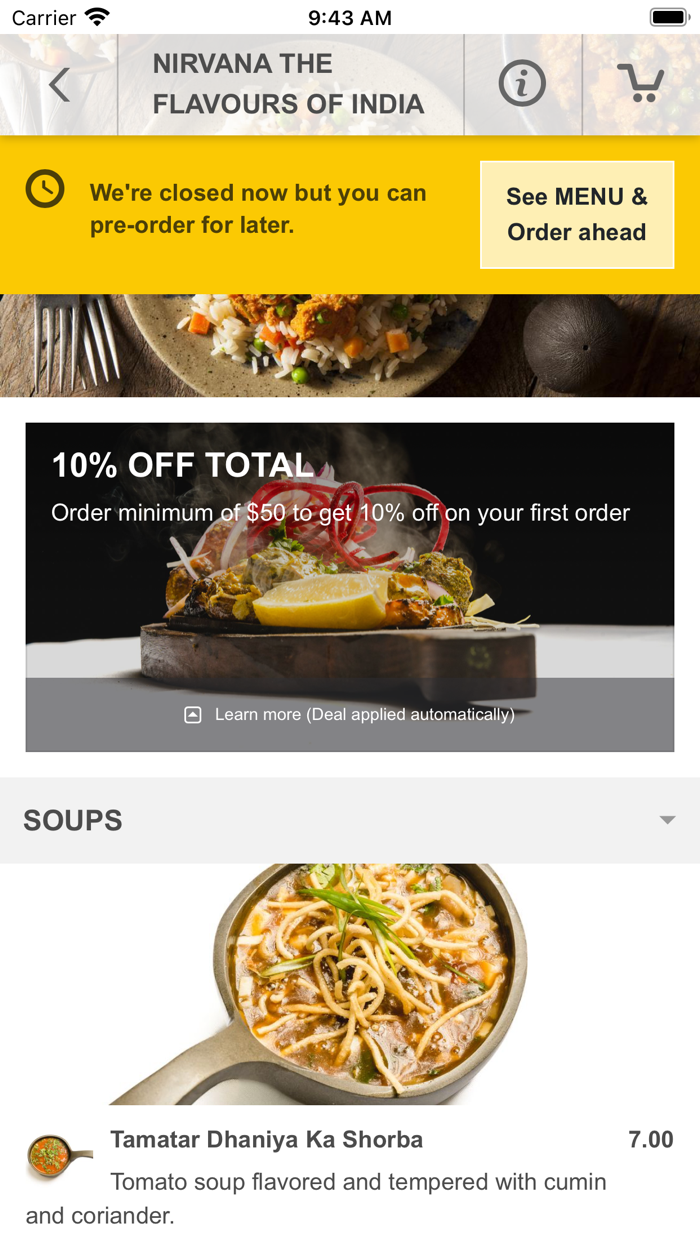 Nirvana The Flavours Of India