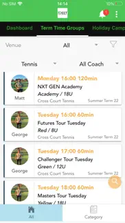 cross court tennis iphone screenshot 3