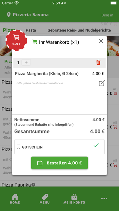 Pizzeria Savona Screenshot 4 - AppWisp.com Pizzeria Savona Screenshot 4 - AppWisp.com