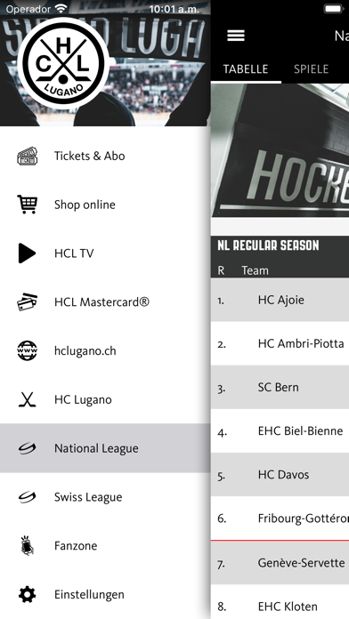 HC Lugano Screenshot