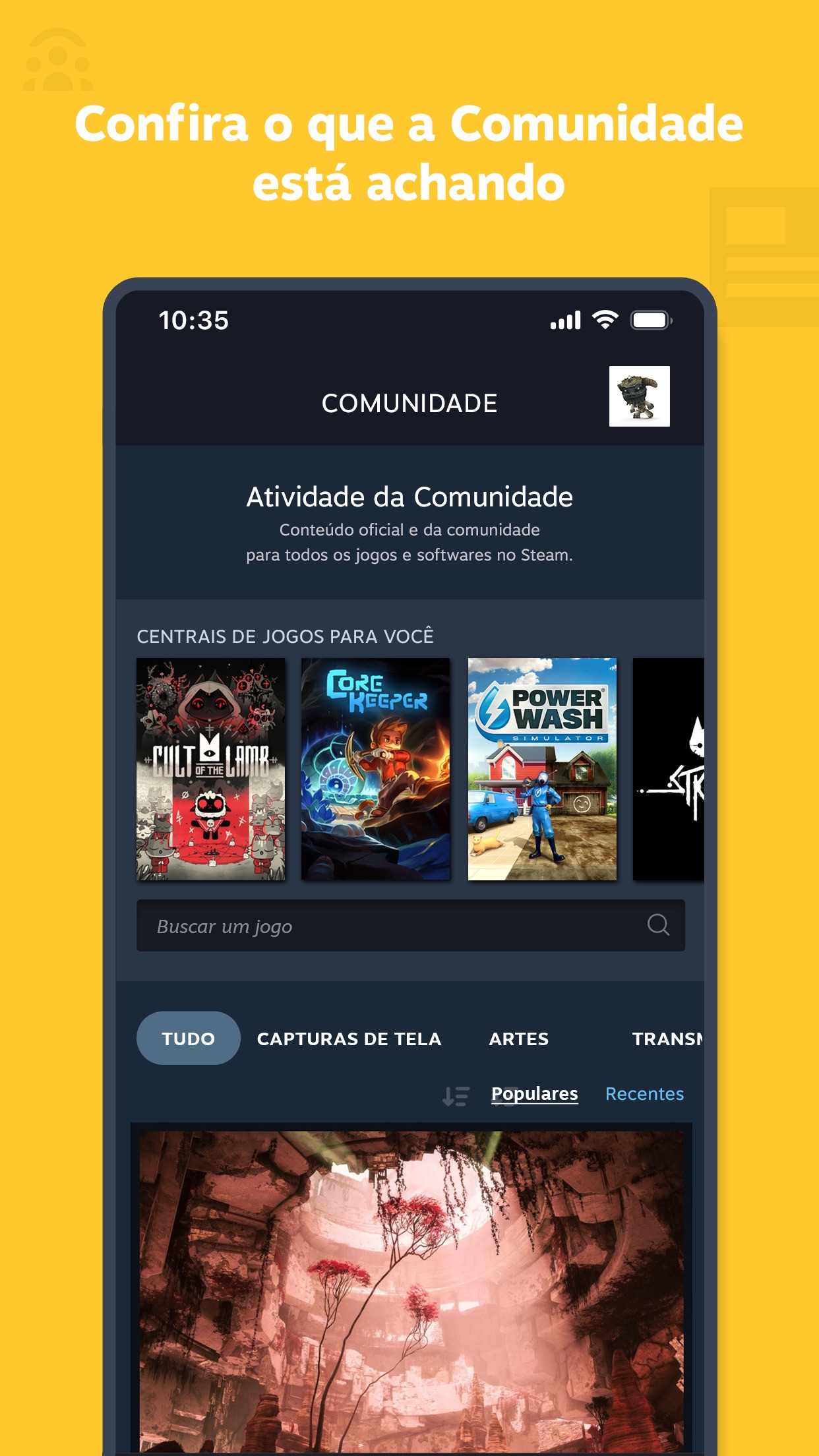 Screenshot do app Steam Mobile