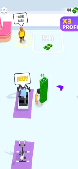 Game screenshot Фитнес клуб 3D mod apk