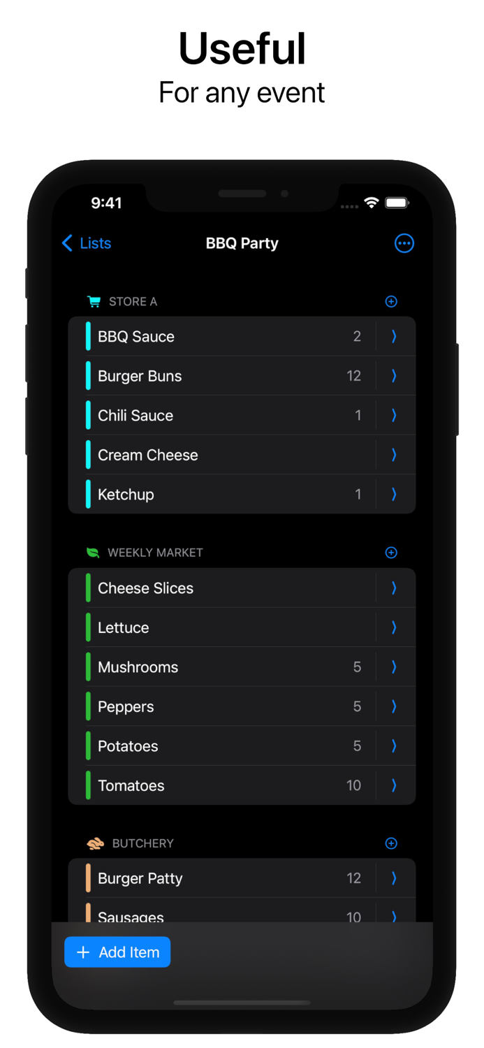 GetMe - Grocery Shopping List