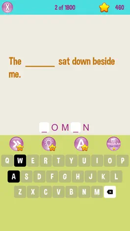 Game screenshot Fill the Missing Letters hack