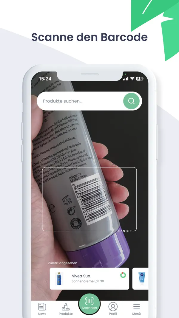 CodeCheck: Produkt Scanner Screenshot 3