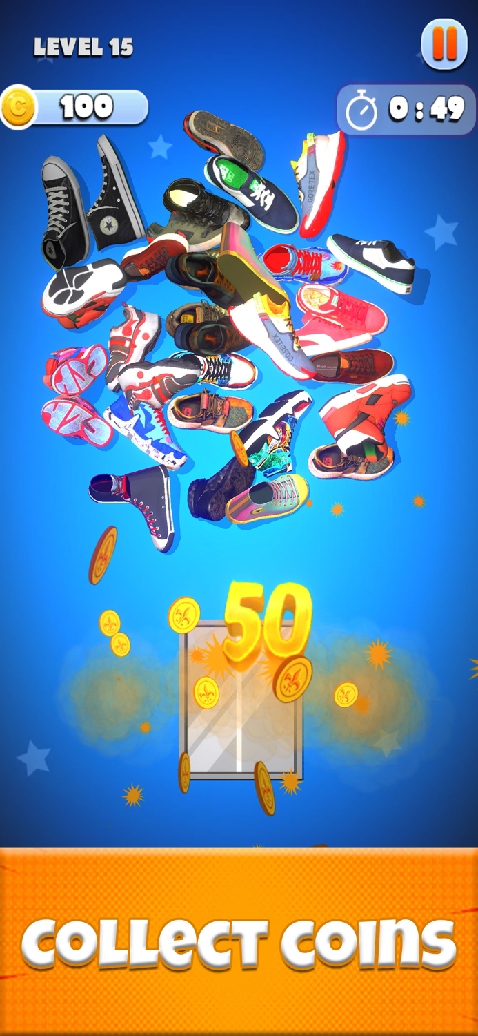 Sneaker Sort Puzzle Game