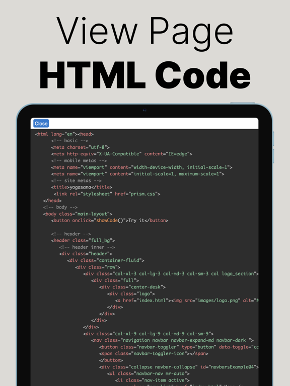 View The Source Code of a Site