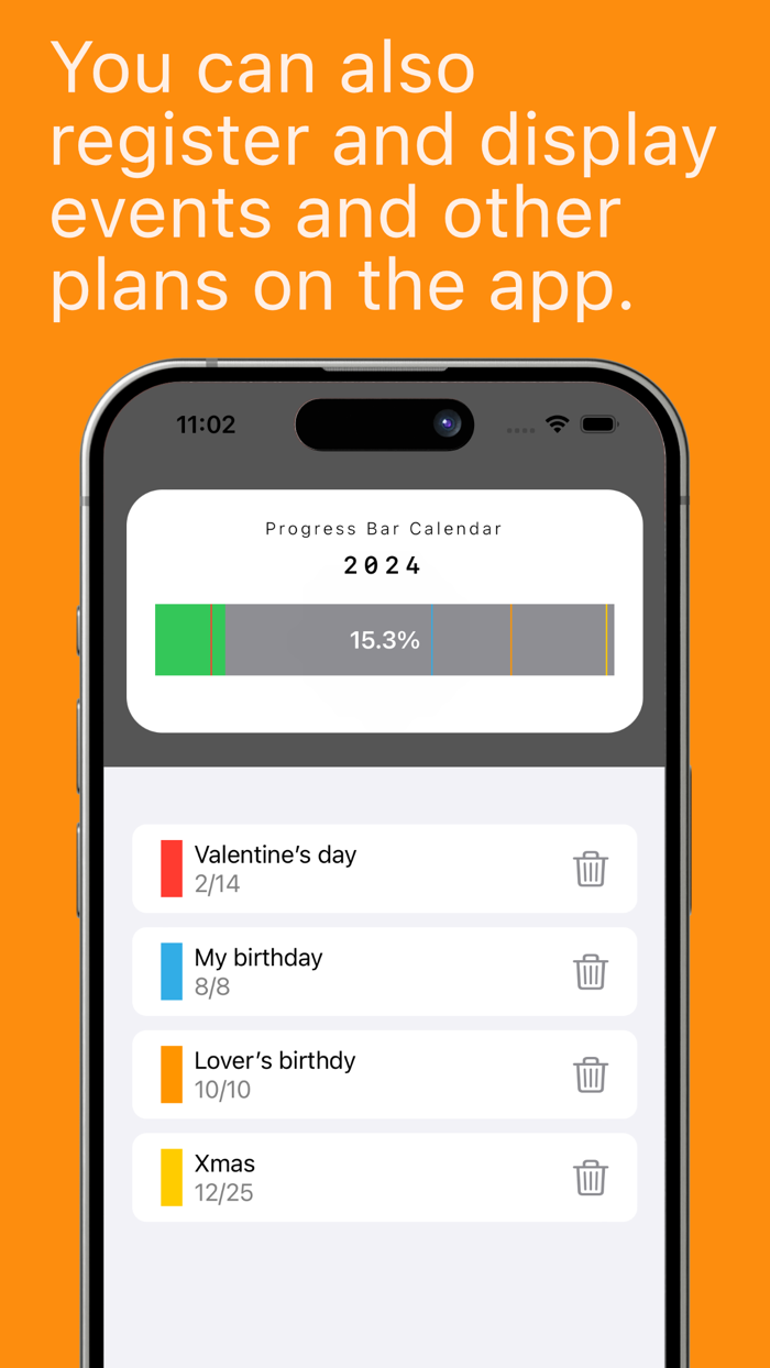 Progress Bar Calendar