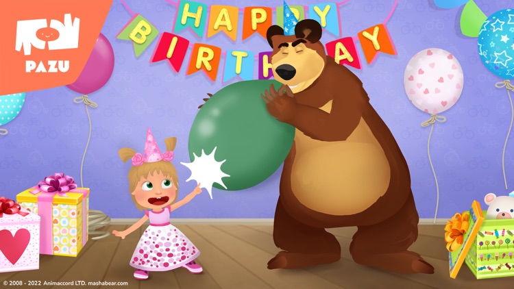 Masha and The Bear Birthday screenshot-3