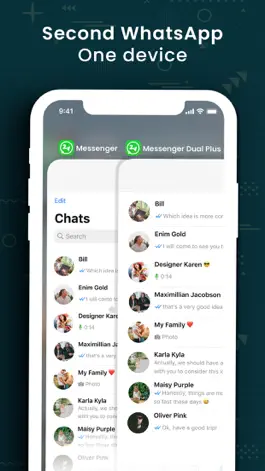 Game screenshot Messenger for Web App Plus apk