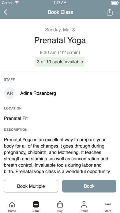 Prenatal Fit Screenshot