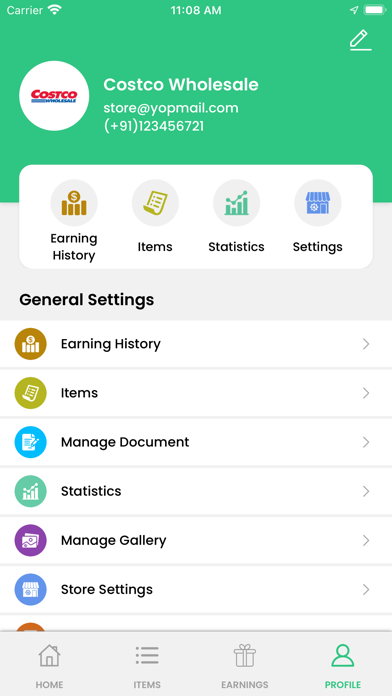PlusXGrocery Store Screenshot