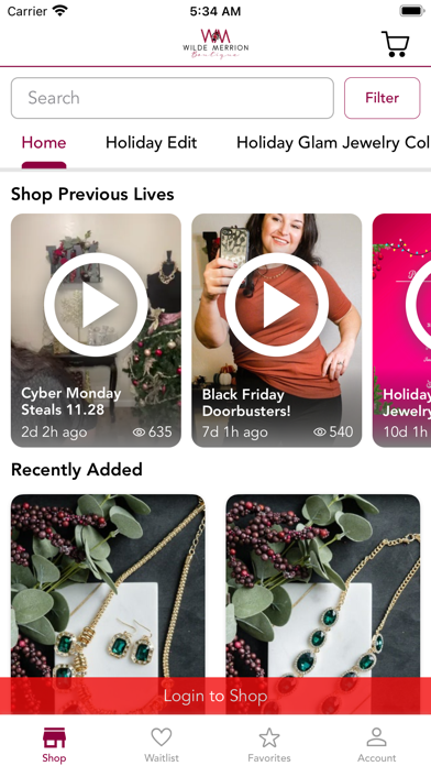 Wilde Merrion Boutique Screenshot