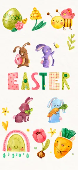 Game screenshot WaterColor Easter Stickers mod apk