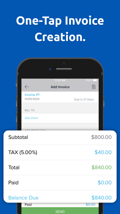 Invoice Maker - Estimate App Screenshot