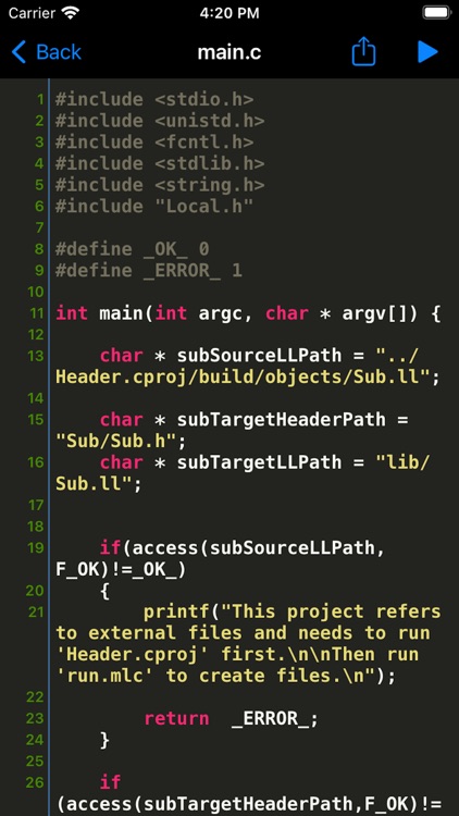 C Shell - C language compiler by Phoenix Lab Technology Co., Ltd.