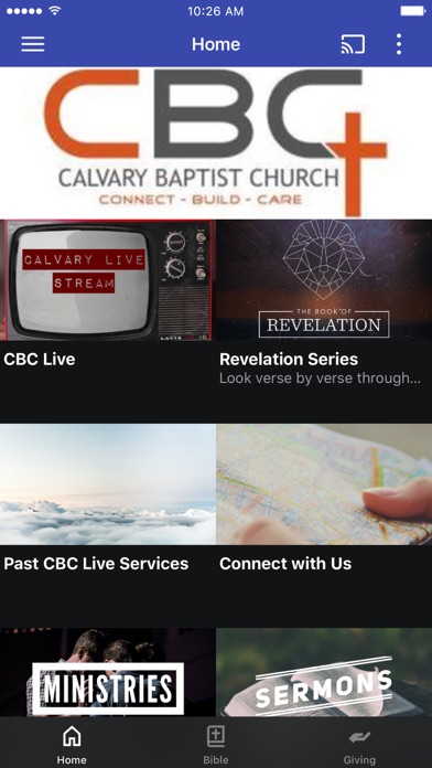 Calvary Baptist Church Lindsay Screenshot