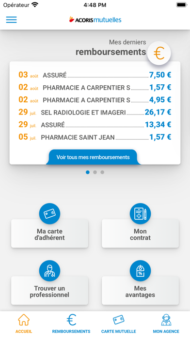 Screenshot #3 pour Acoris Mutuelles