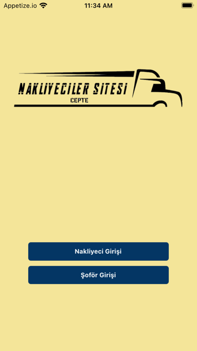 Nakliyeciler Sitesi Cepte Screenshot