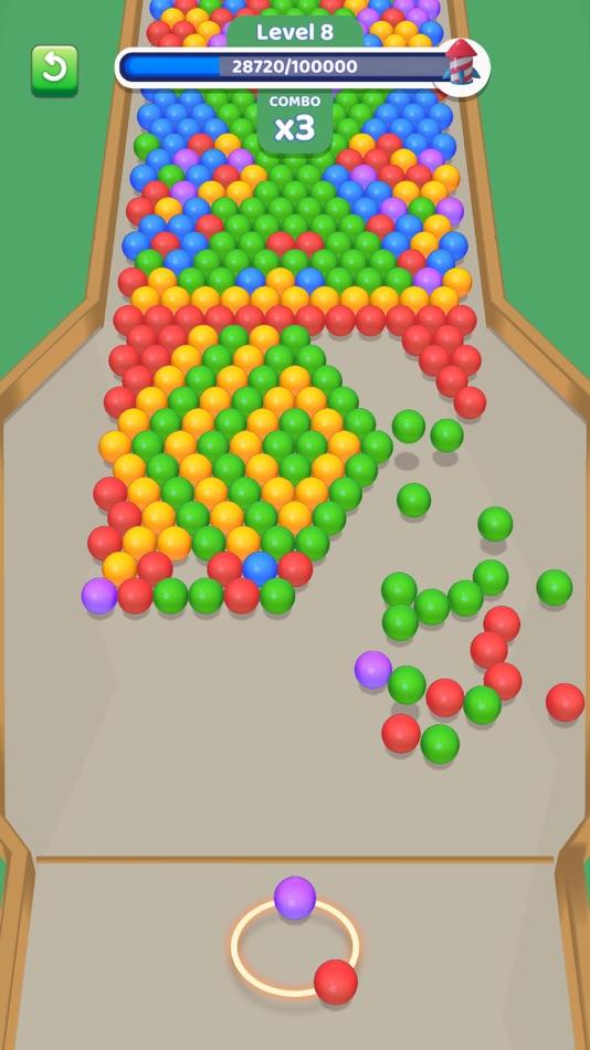 #1. Collapse Bubbles (iOS) 由: Bugbomb