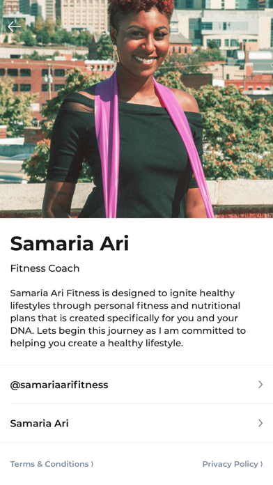 Samaria Ari Fitness Screenshot