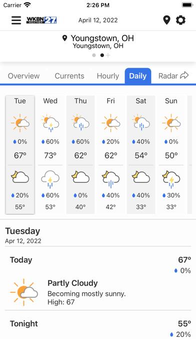 WKBN 27 Weather - Youngstown Screenshot