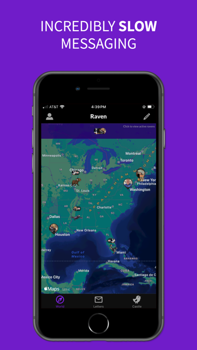 Raven: Slow Messaging Screenshot