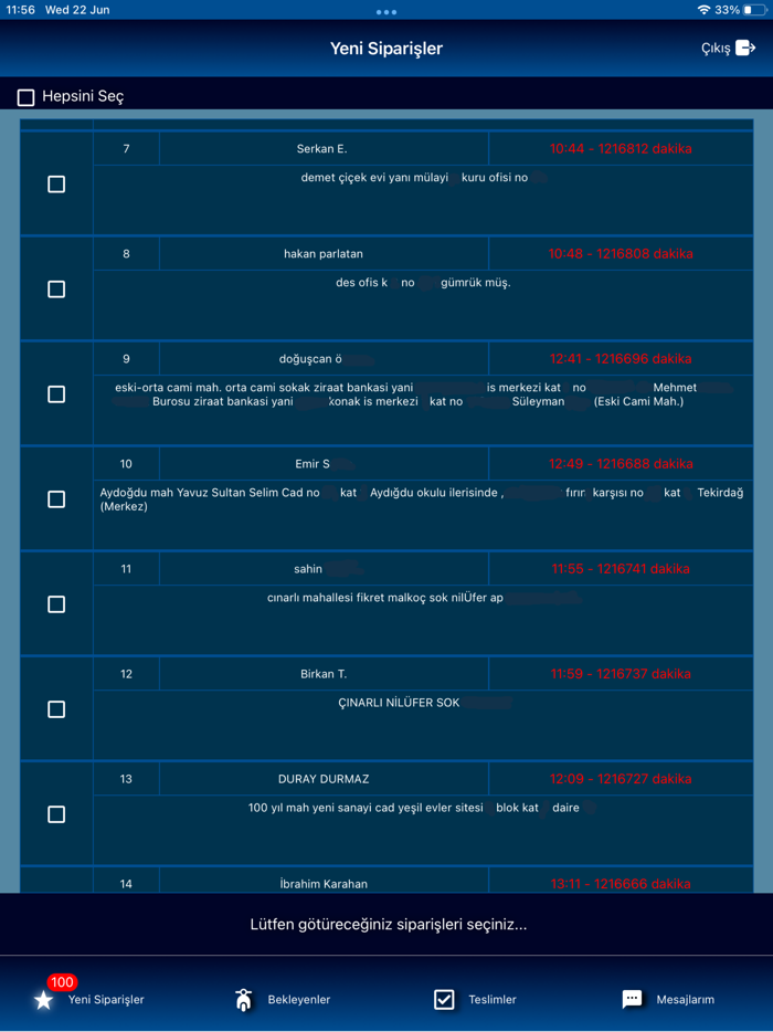 ADELSOFT Kurye Takip Sistemi