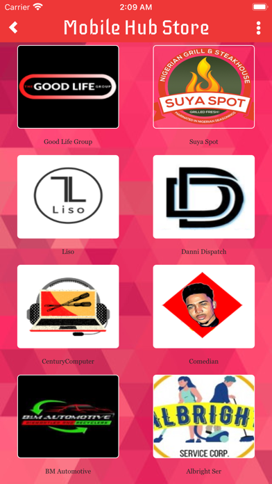 Diamante App Screenshot