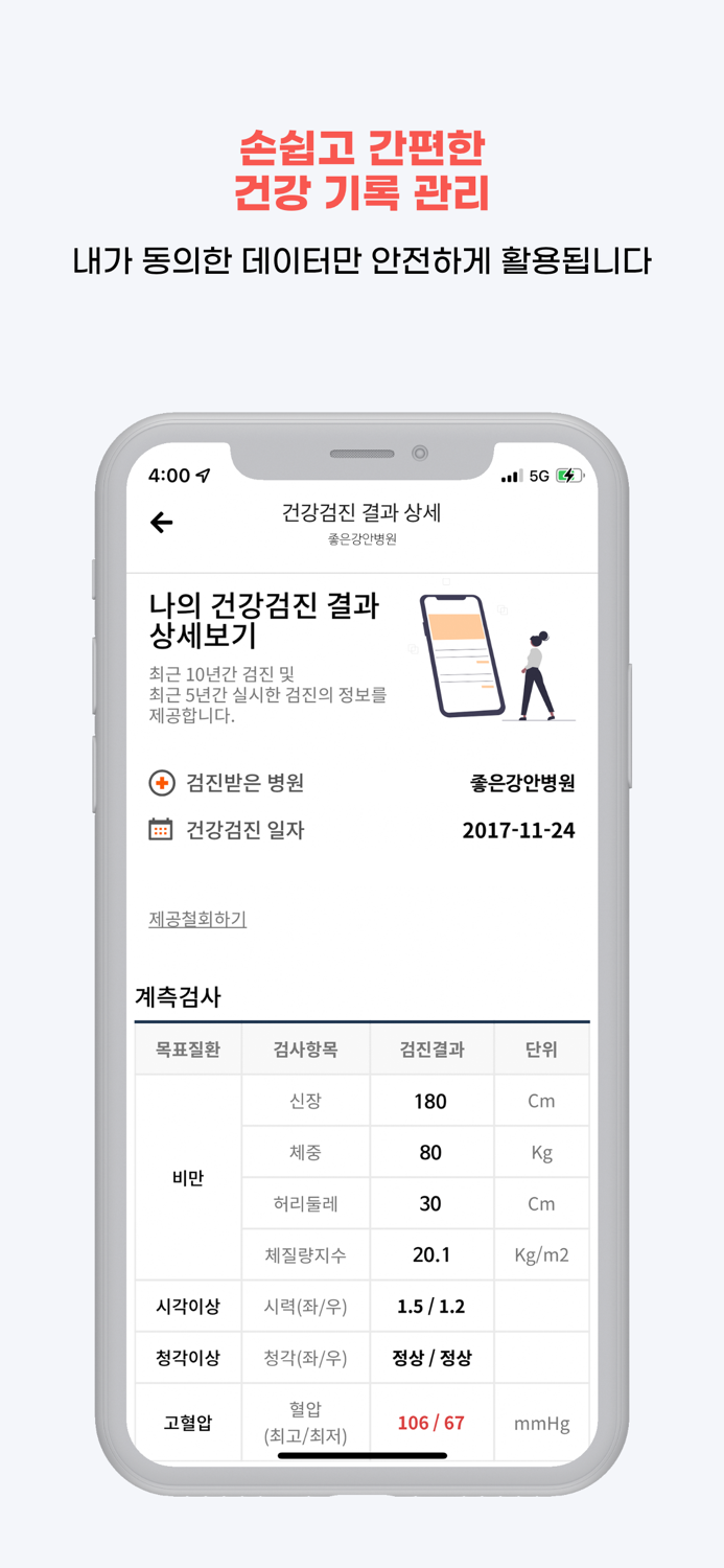 비헬씨B-Healthy 나를 위한 의료 마이데이터