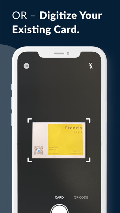 Business Cards from hub.cards Screenshot
