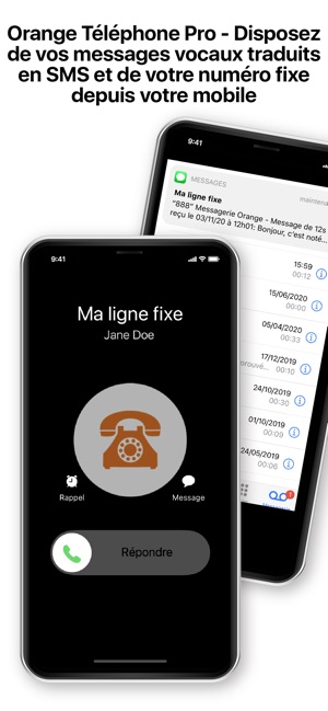 Orange Téléphone dans l'App Store