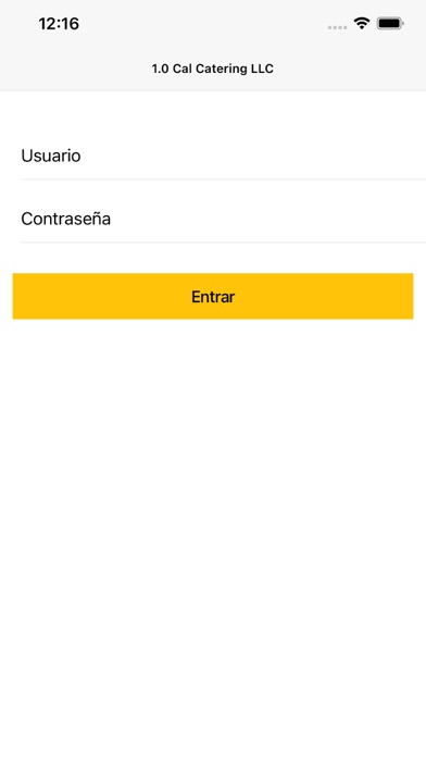 Cal Catering Screenshot