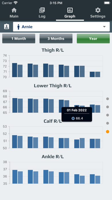 Body Measurements Diaryのおすすめ画像4