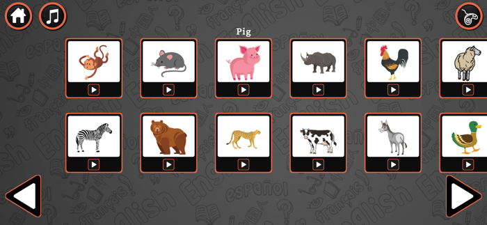 Whack A Pig French Vocab Game