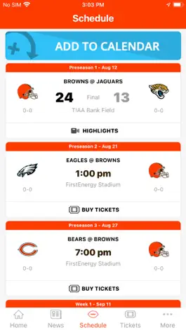 Game screenshot Cleveland Browns apk